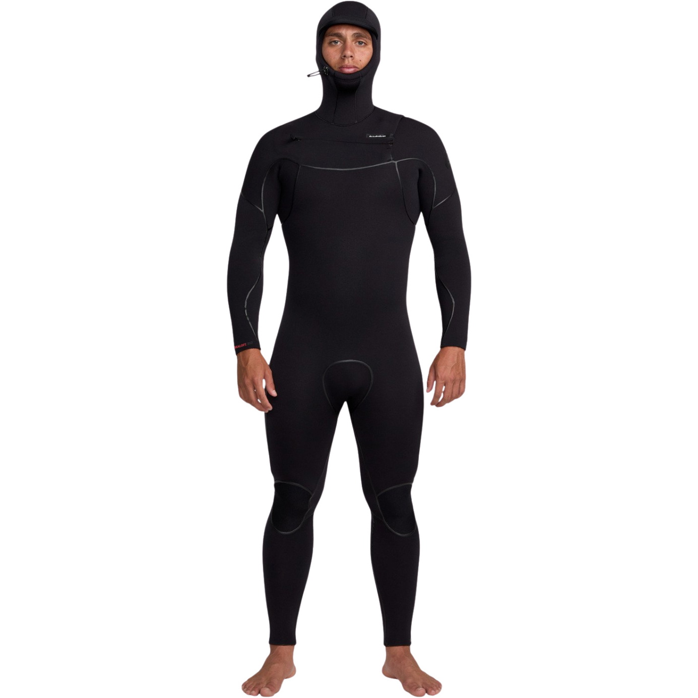 2026 Quiksilver Mens Marathon Sessions 6/5/4mm Chest Zip Hooded Wetsuit 25AW203502 - Black